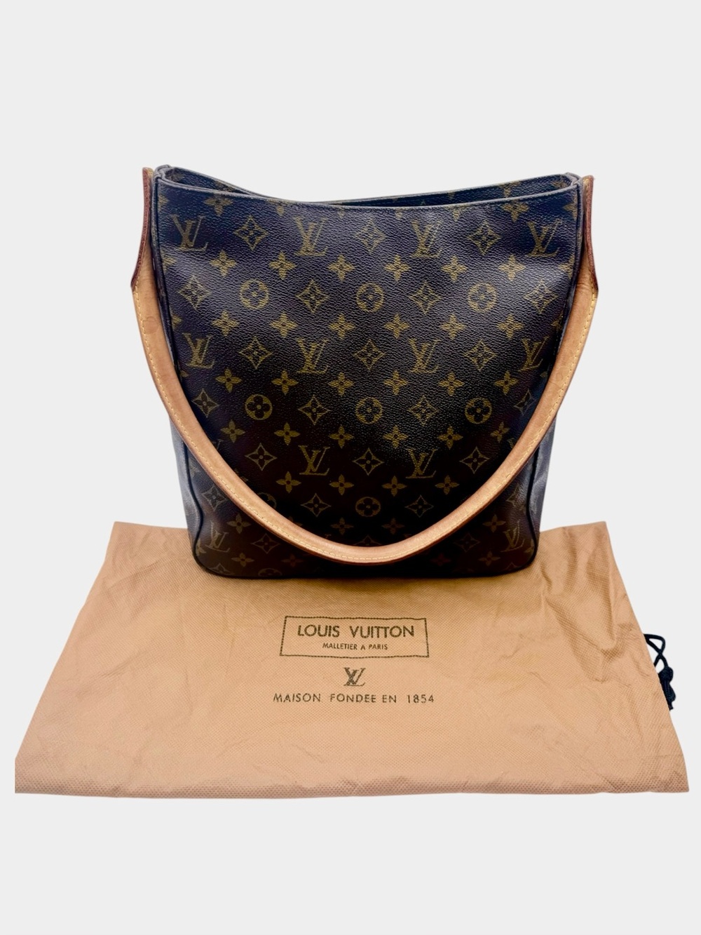 Louis Vuitton Monogram Looping GM Shoulder Bag –W/ Dust bag & COA